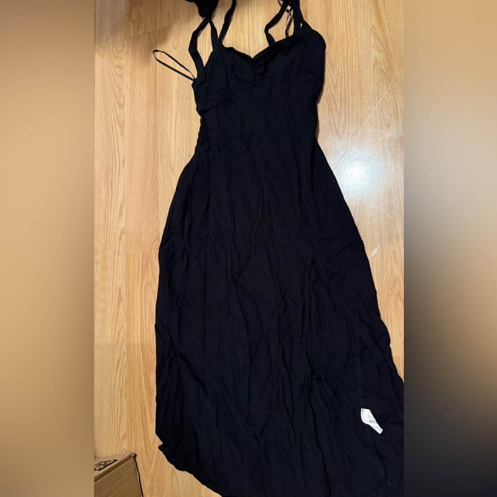 Forever 21 Black Spaghetti Strap Sundress